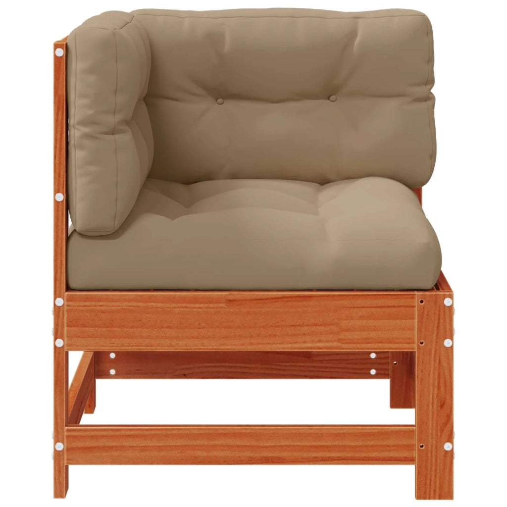 Divano Angolare da Giardino-Sofa da giardino Legno Massello di Pino 858711