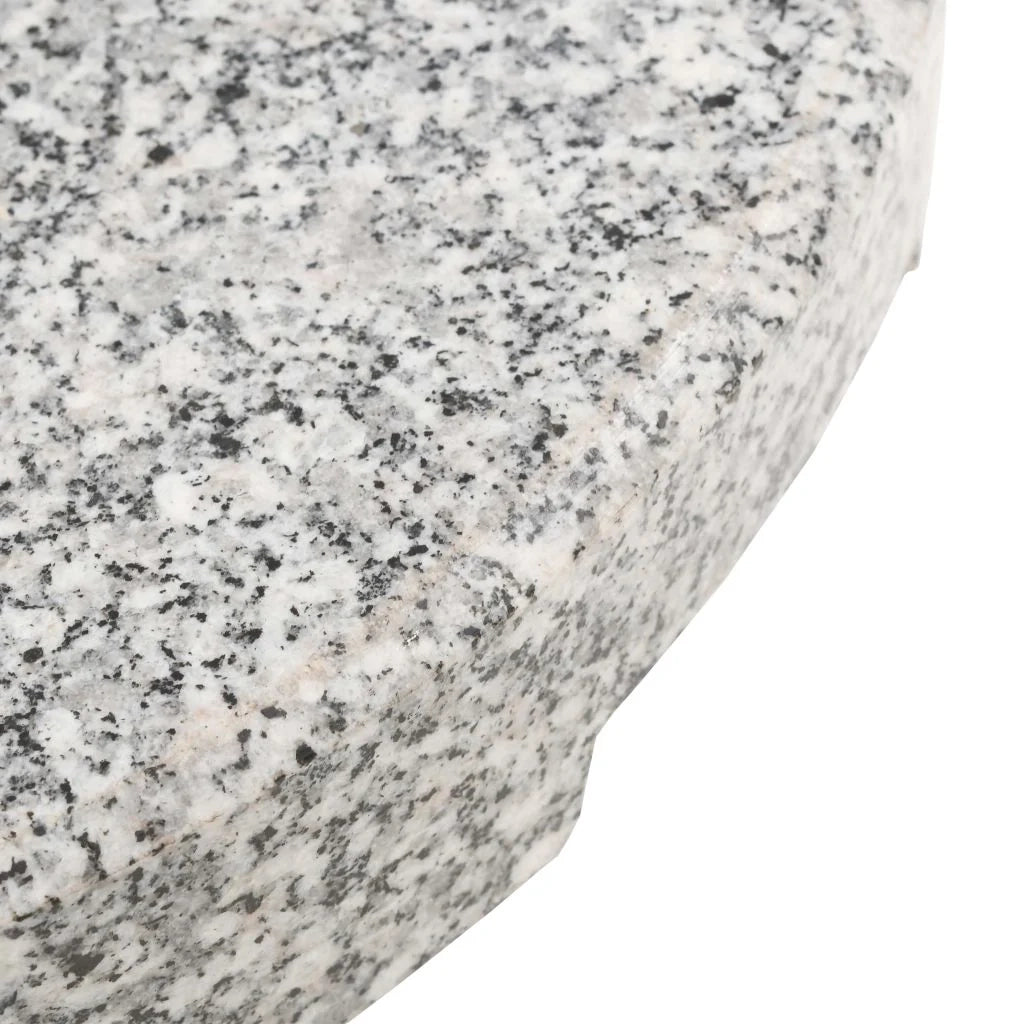Base per ombrellone finitura granito tubo tondo in acciaio inox 22 kg 2202092