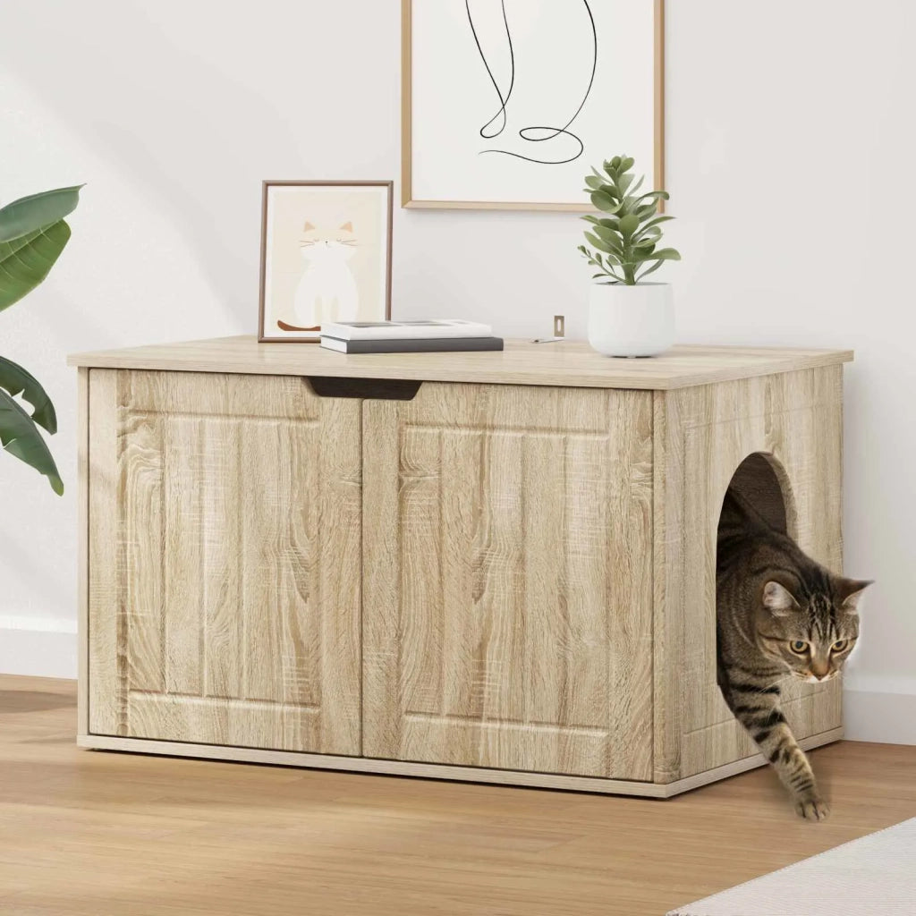 Casa per Gatti Sonoma 85 x 55 x 50,5 cm Legno multistrato CFW3175272