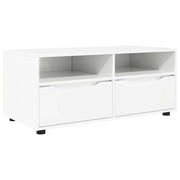 Mobile TV | Armadietto TV | Mobile Porta TV Bianco Lucido 100 x 48 x 43 cm Legno multistrato
