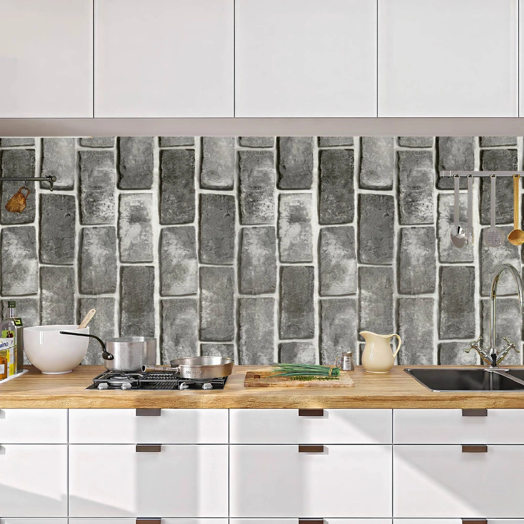Carta Adesiva Da Rivestivmento 60x300 cm Pellicola Autoadesiva Impermeabile per Mobili, Pareti, Cucina, Tavoli e Top Cucina – Rivestimento Rimovibile per Superfici Lisce e DIY Disegno4