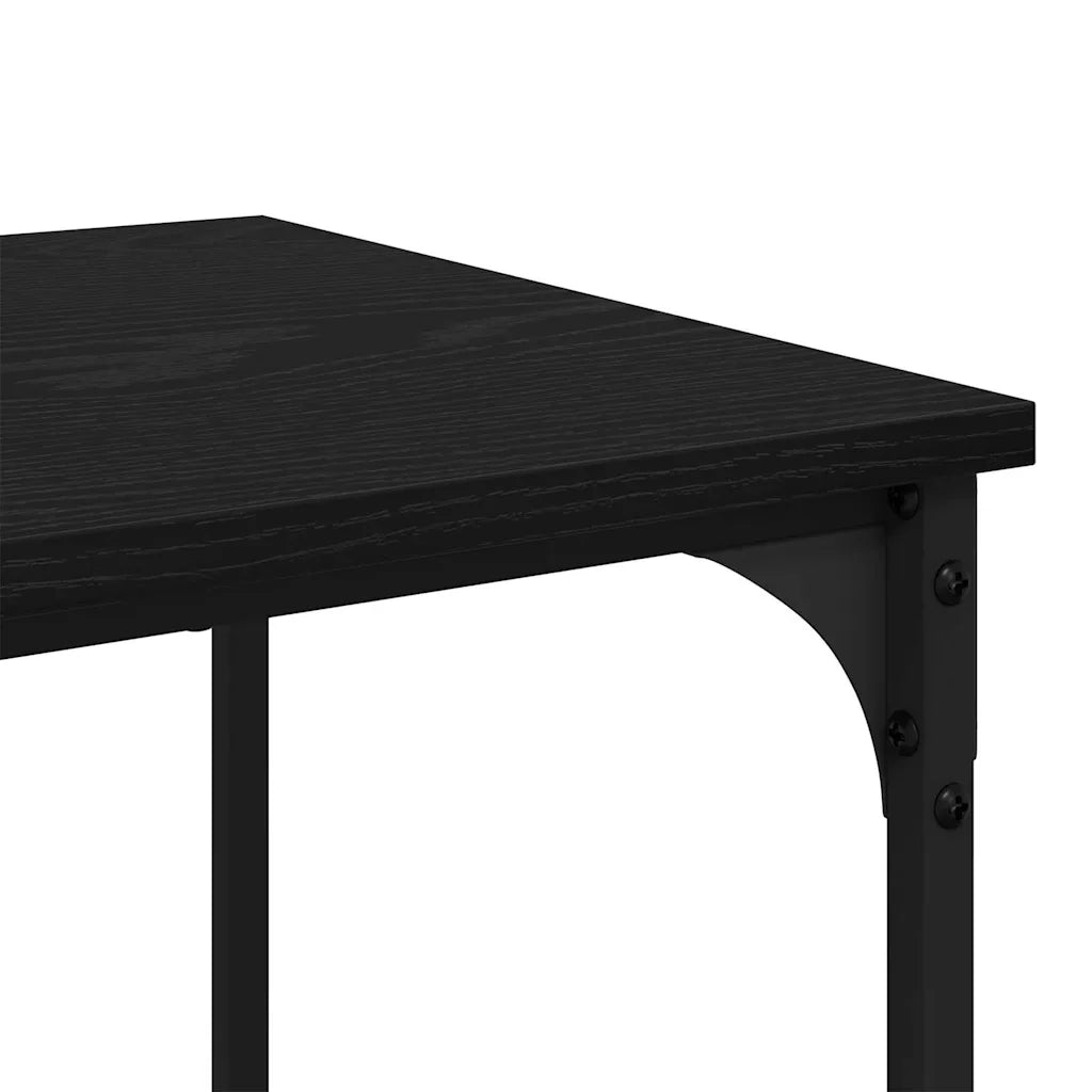 Tavolino da salotto Rovere Nero 40 x 40 x 55 cm 881898