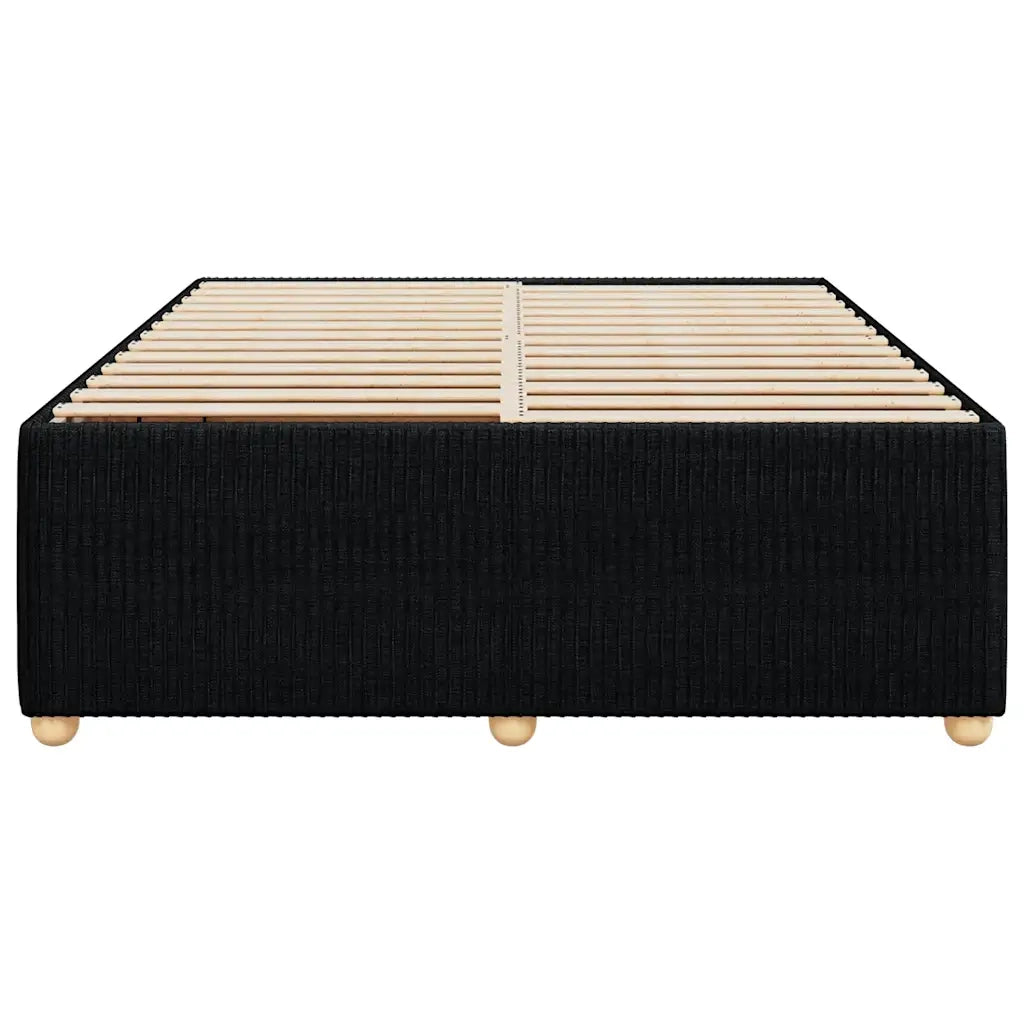 Giroletto senza Materasso Nero 140x200 cm in Tessuto 3284944