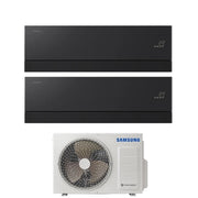 Condizionatore Dual Split Samsung WindFree Première Black 9+9 con AJ040TXJ2KG R-32 Wi-Fi Integrato