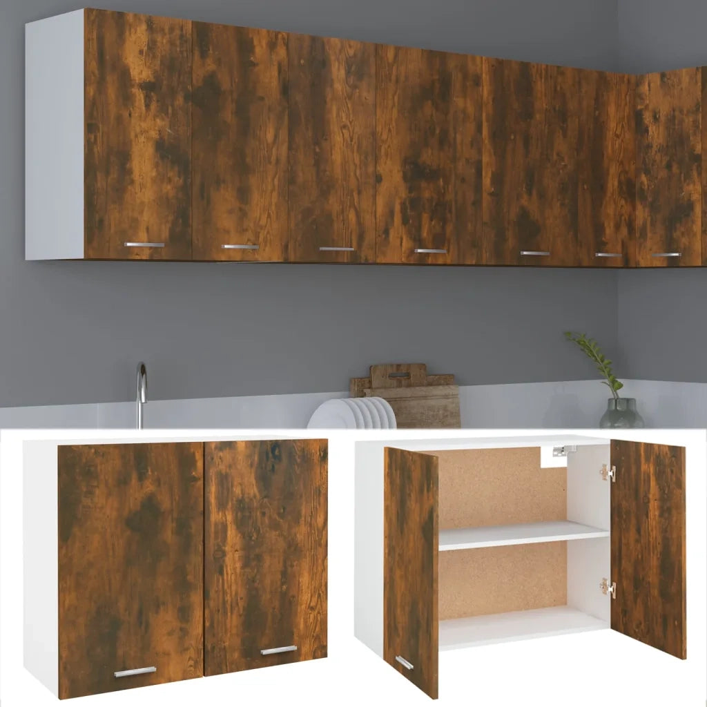 Armadio pensile | Mobile Pensile ¡°Lyon¡± Rovere Fumo 80x31x60 cm