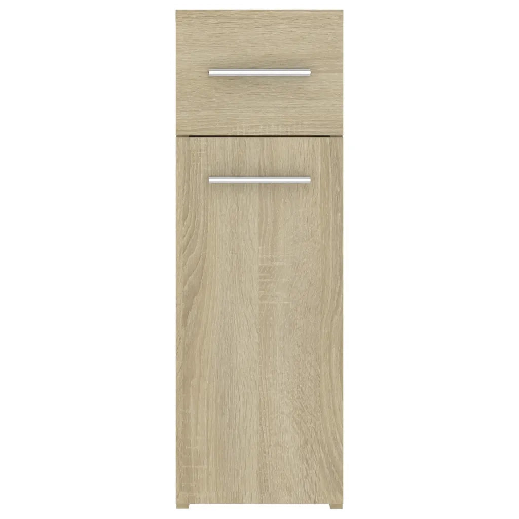 Armadietto da Farmacia Rovere Sonoma 20x45,5x60 cm Truciolato cod mxl 49591