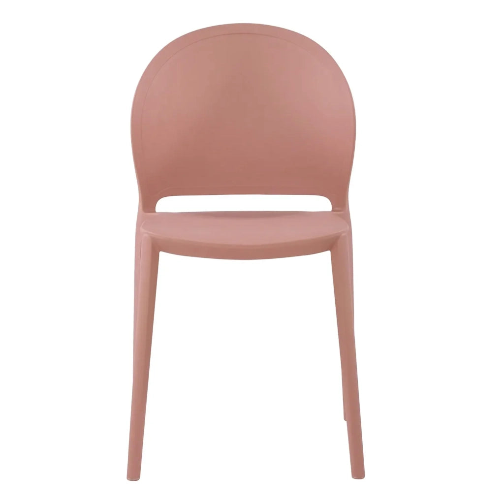LÚZETE - SEDIA IMPILABILE ROSA PALE HARLEM