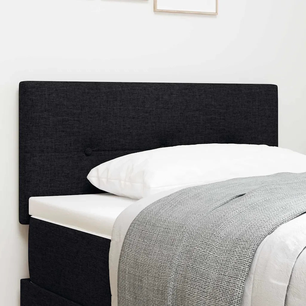 Testiera-Testata-Testiera Decorativa Nero 80 cm Tessuto