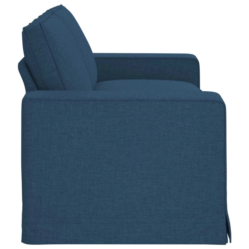 Divano | Divano da soggiorno | Sofa Blu 182 x 80 x 82 cm Tessuto
