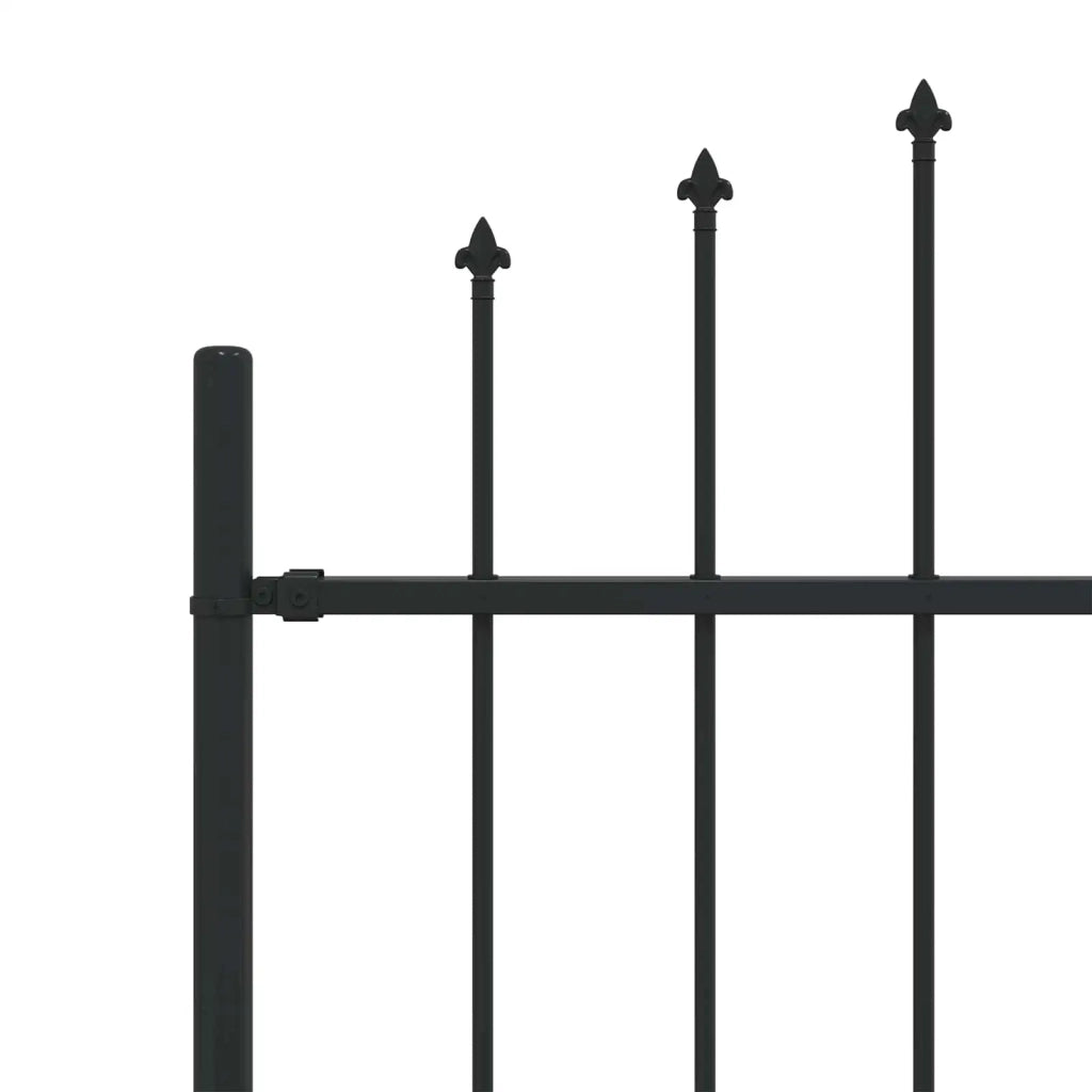 Recinzione da Giardino | Recinzione a punte Asten Nero 200 x 200 cm