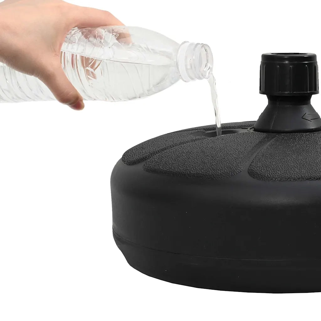 Base per Ombrellone Riempibile con Sabbia/Acqua 15L Nera CFW3828530