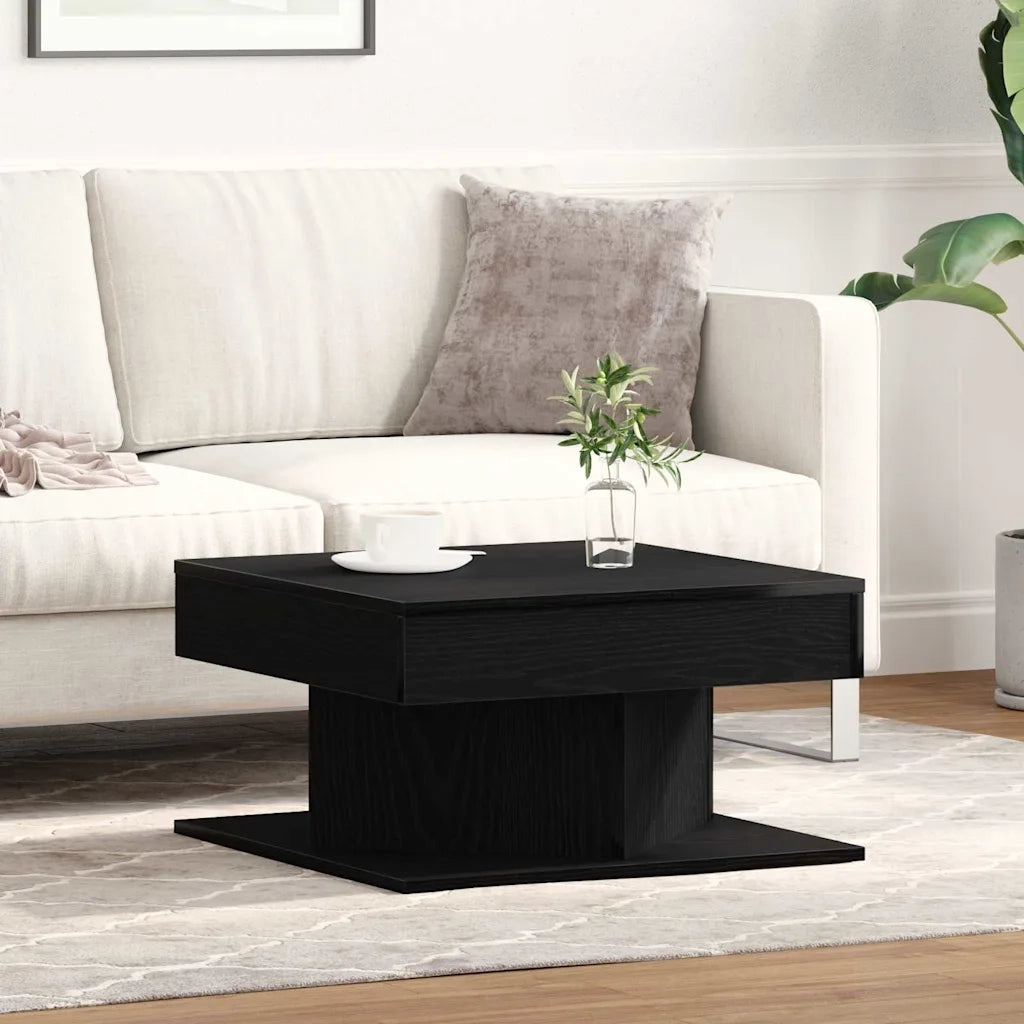 Tavolino da salotto Rovere Nero 57 x 57 x 30 cm 862665