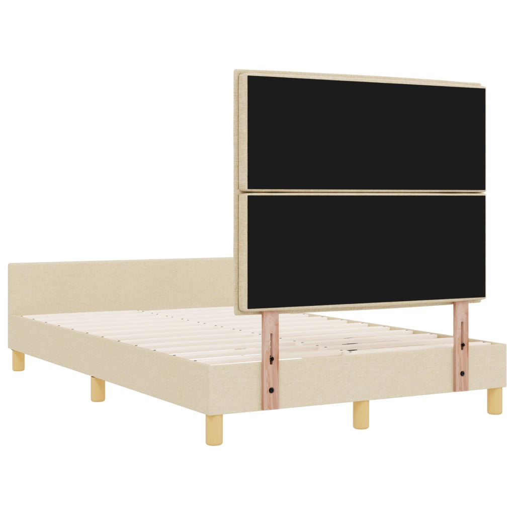 Letto  Crema 120x190 cm in Tessuto