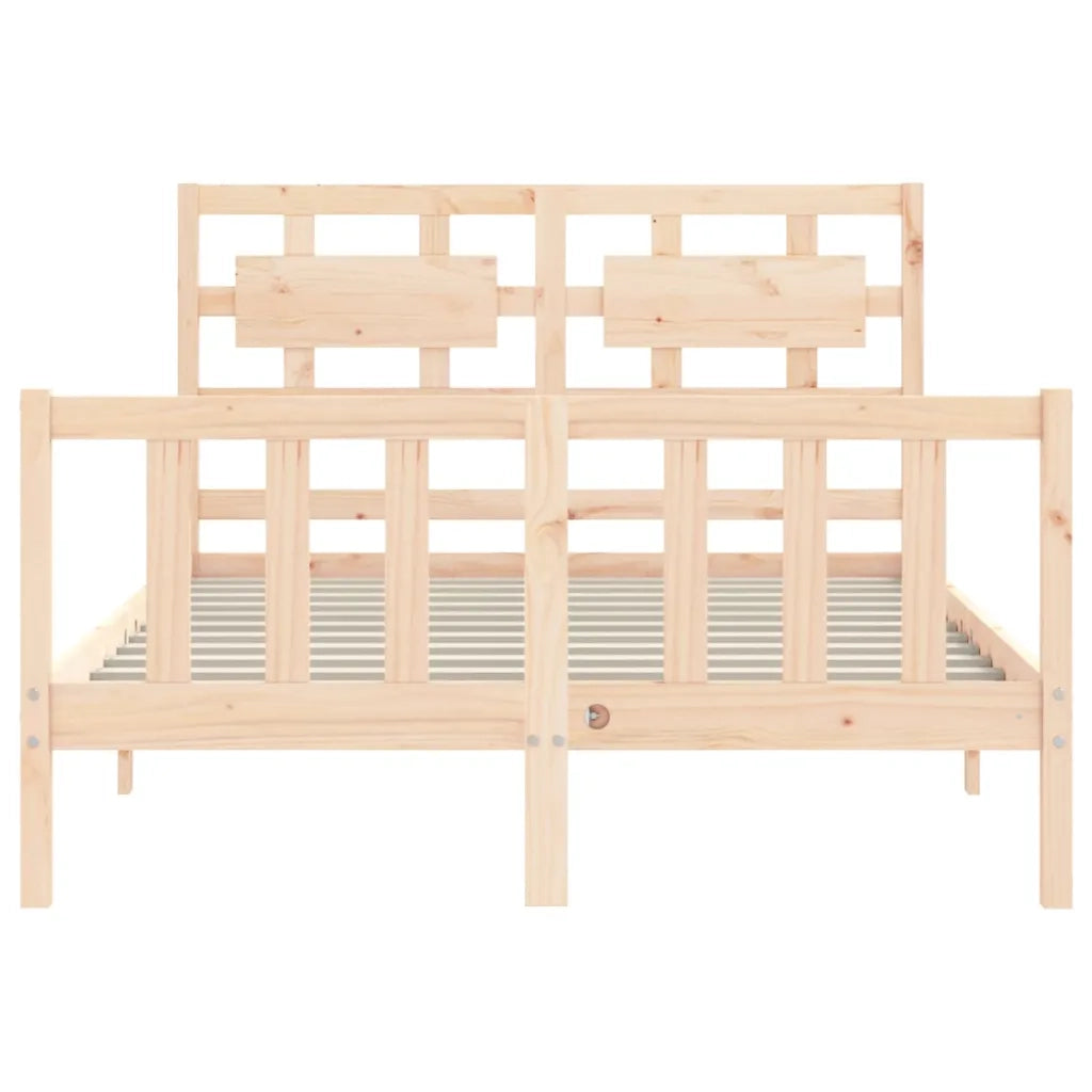 Giroletto senza Materasso-Struttura Letto 120x200 cm in Legno Massello di Pino 586718