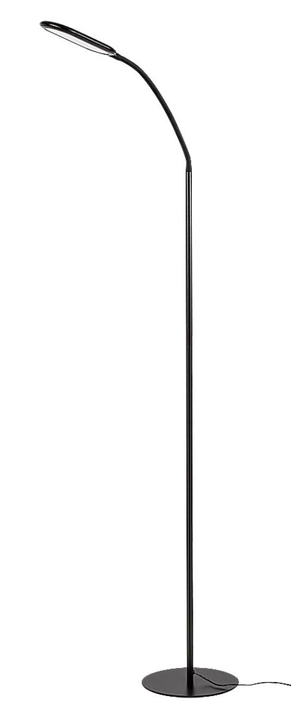 Lampada da terra LED 10W CCT nera Adelmo 74009 Rabalux