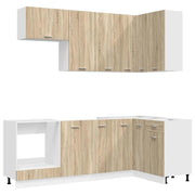 Unità Cucina LYON 8 pcs Rovere Sonoma Legno ingegnerizzato 3438433