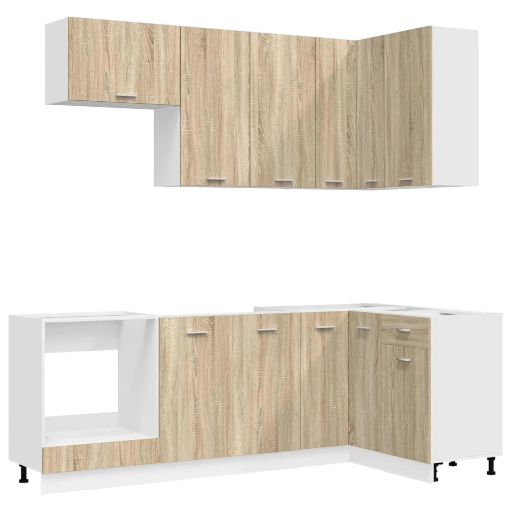 Unità Cucina LYON 8 pcs Rovere Sonoma Legno ingegnerizzato 3438433