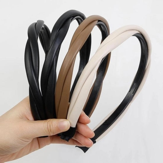 4 set di fascette per capelli con denti - clip per capelli sottili in plastica per un morso saldo