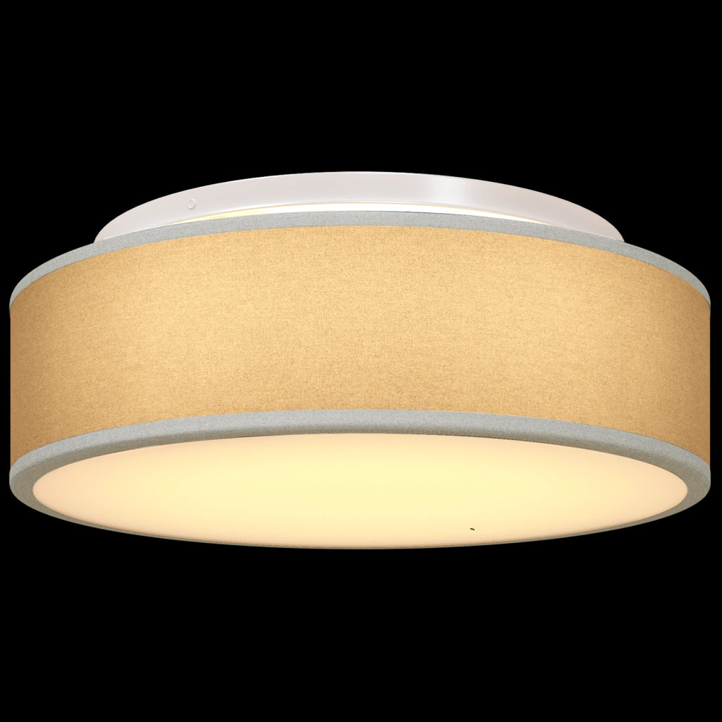 Lampade da soffitto a incasso Grigio Ã˜ 38 cm Tessuto E27