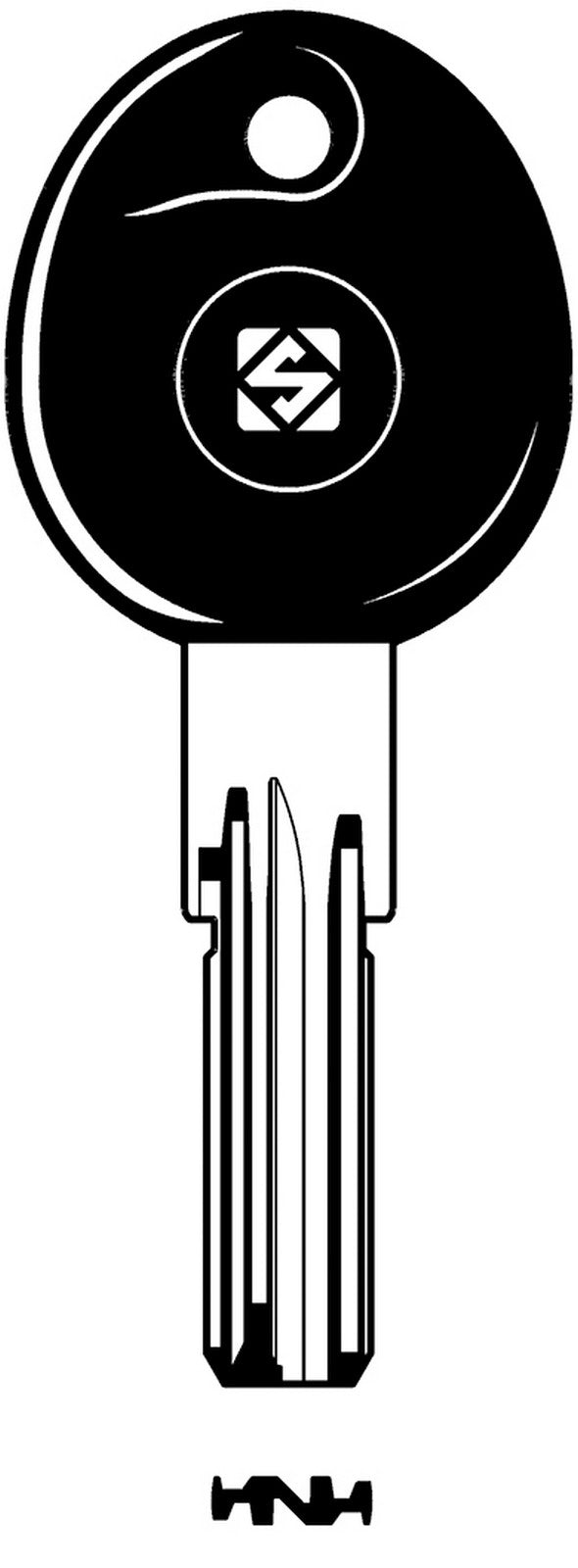 chiavi silca punzonate ie26p olc gr.6/3 cod:ferx.95873