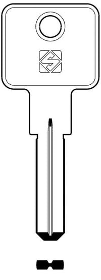 chiavi silca punzonate mg8 olc gr.6/2 cod:ferx.95874