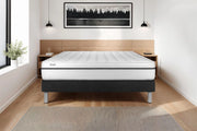 Letto con materasso VITAL SPA 180 x 220 cm Rete Kit Nero