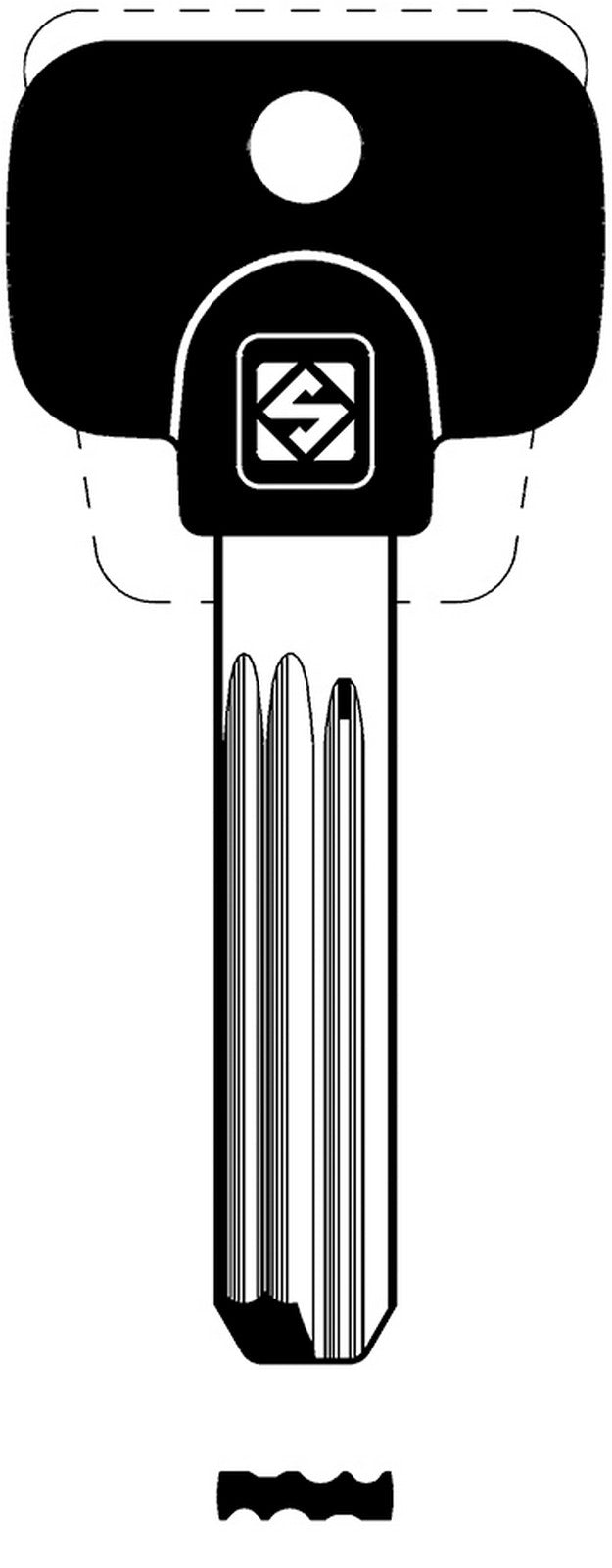 chiavi silca punzonate mtk12rp sni gr.6/3 cod:ferx.95877