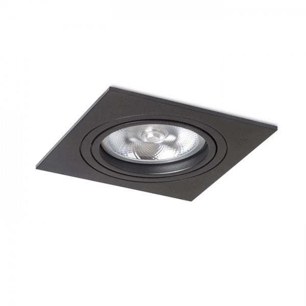 Faretto PASADENA G53 SQ I nero 12V G53 50W