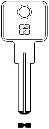chiavi silca punzonate lok2 olc gr.6/1 cod:ferx.95880