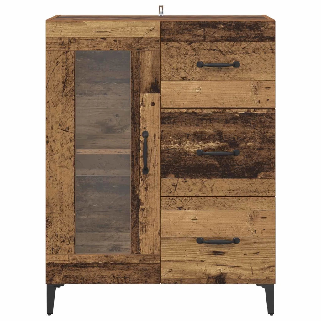 Credenza con cassetto Legno vecchio 69,5 x 34 x 90 cm 880842