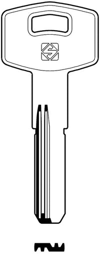 chiavi silca punzonate tar16 olc gr.6/2 cod:ferx.95881
