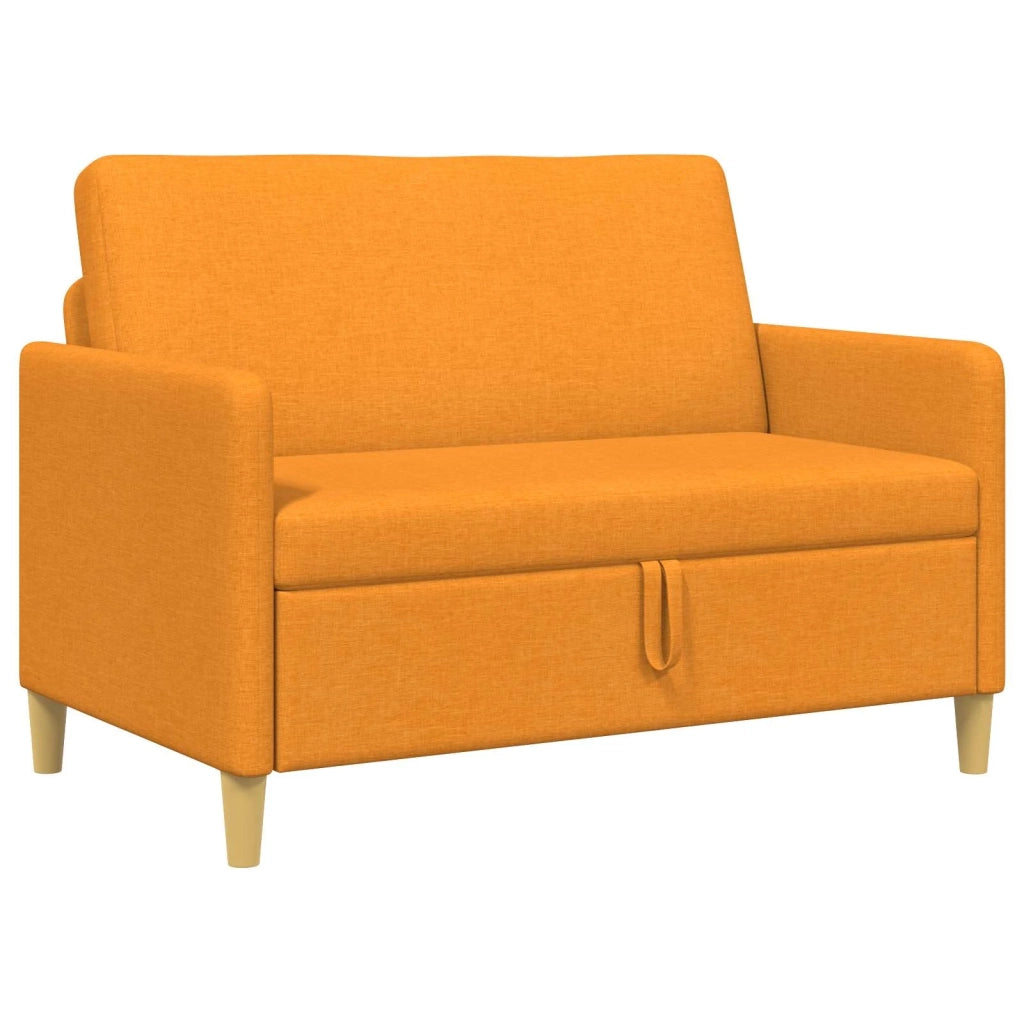 Divano con Storage Giallo Scuro 122 x 78 x 87 cm Poliestere 42036900