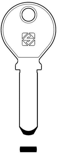 chiavi silca punzonate ke3 olc gr.6 cod:ferx.95886