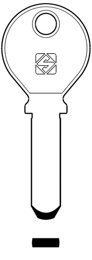 chiavi silca punzonate ke3 olc gr.6 cod:ferx.95886