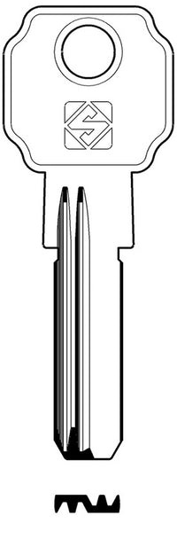 chiavi silca punzonate lc14r olc gr.6/1 cod:ferx.95887