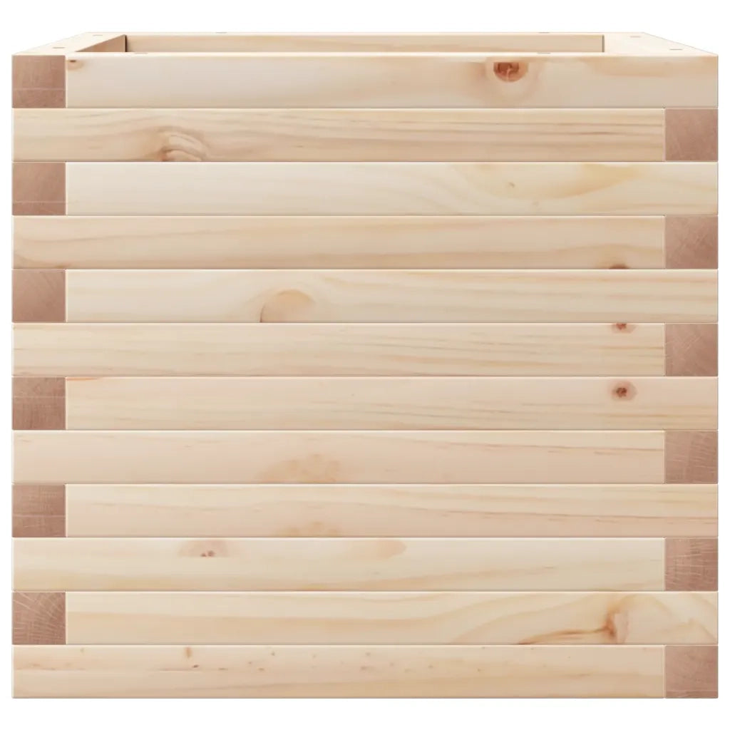 Fioriera da Giardino 50x50x45,5 cm in Legno Massello di Pino 847243