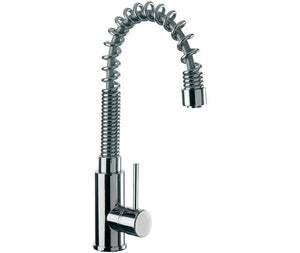 Miscelatore monocomando laterale per lavello alto con bocca girevole - serie suvi