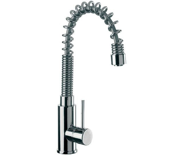 Miscelatore monocomando laterale per lavello alto con bocca girevole - serie suvi