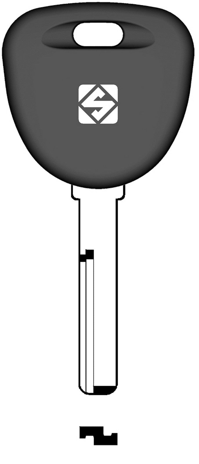 chiavi silca transparente vuota hu56rte olc gr 97 cod:ferx.95890