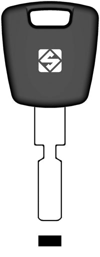 chiavi silca transparente vuota hu71te olc gr.97 cod:ferx.95891