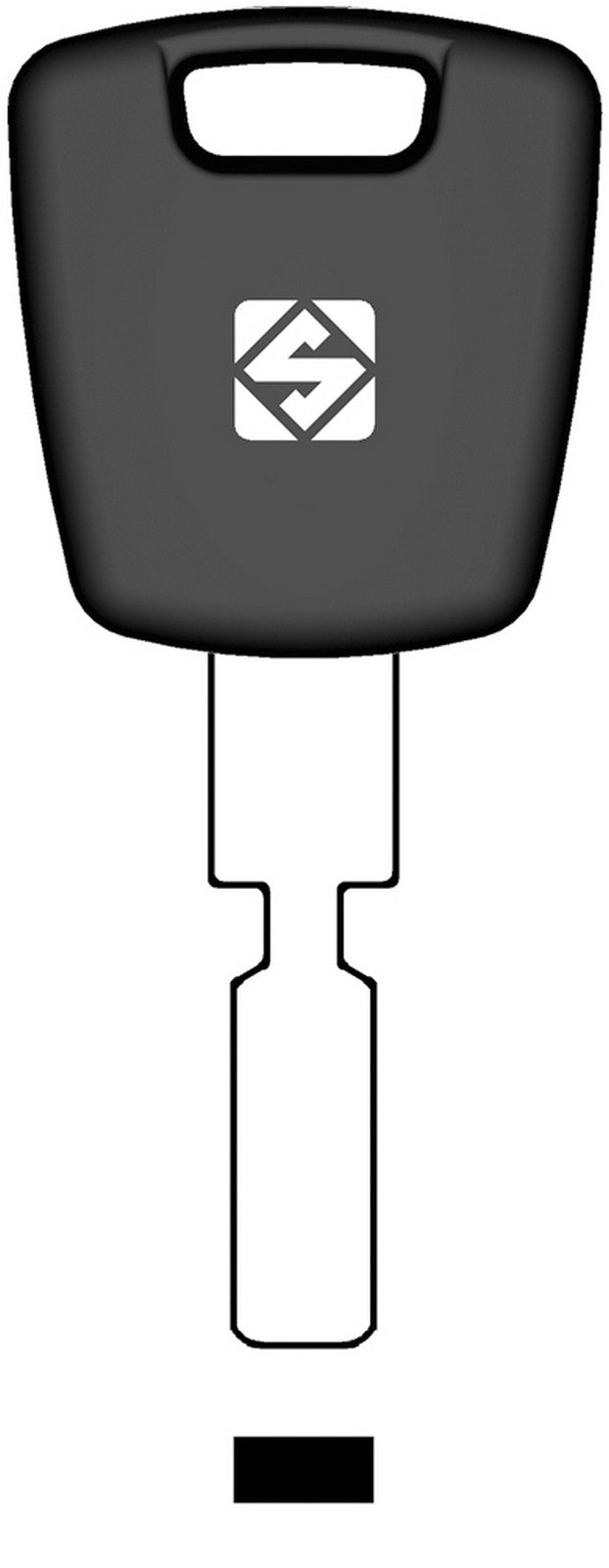 chiavi silca transparente vuota hu71te olc gr.97 cod:ferx.95891