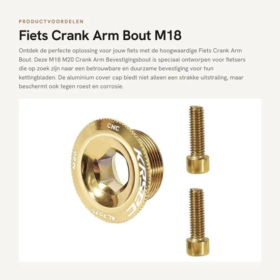 Bout di manubrio in alluminio - M18/M20 - Bevestigabottoni - Componenti bicicletta - Antiruggine - Facile da installare - Adatto per anelli catena 18mm/20mm - Componente bicicletta