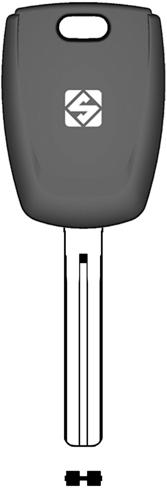 chiavi silca transparente vuota toy49te olc gr.97 cod:ferx.95895