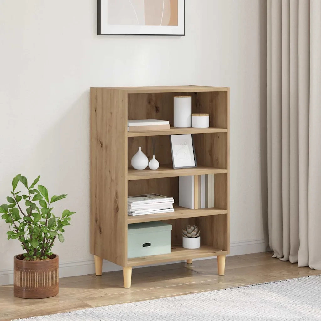 vidaXL Credenza rovere artigianale 57 x 35 x 89.5 cm Legno multistrato