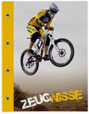 Certificato map con viti a libro espandibile per bambini ragazzi adulti ragazze ragazzi studenti (mountain bike downhill)