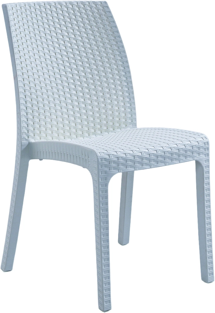 SEDIA VIRGINIA cm. 59x47x86 h col. Bianco
