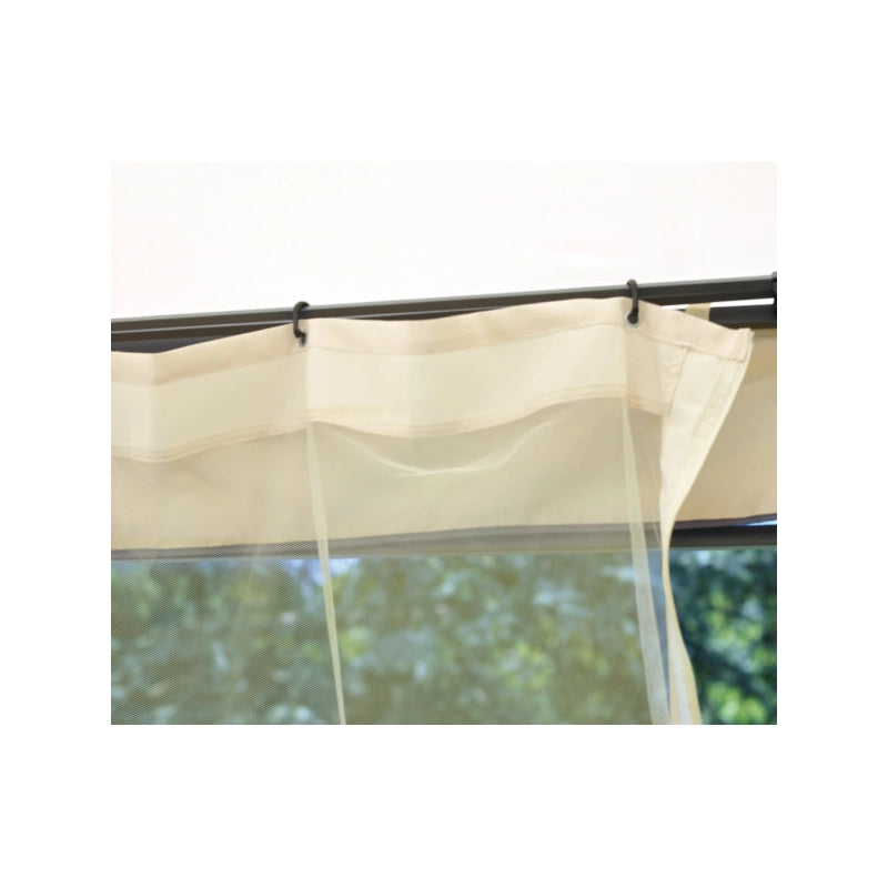 Set tende mosche MOIA di ricambio per gazebo in ferro quadrato 3x3 m