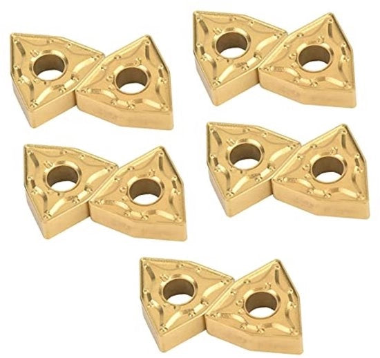 Kit di utensili per la lavorazione 10 pezzi - Set di inserti in metallo duro - Inserto per fresatrice CNC - Materiale rivestito - Alta qualità - 100% nuovo - Attrezzatura per la tagliatura