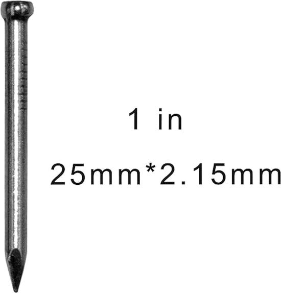 Assortimento di Spiedini per Muratura, Spiedini a Testa Piana per Parete, Spiedini per Fotografie, Viti per Parete, Assortimento di Spiedini per Hardware da 100 Pezzi