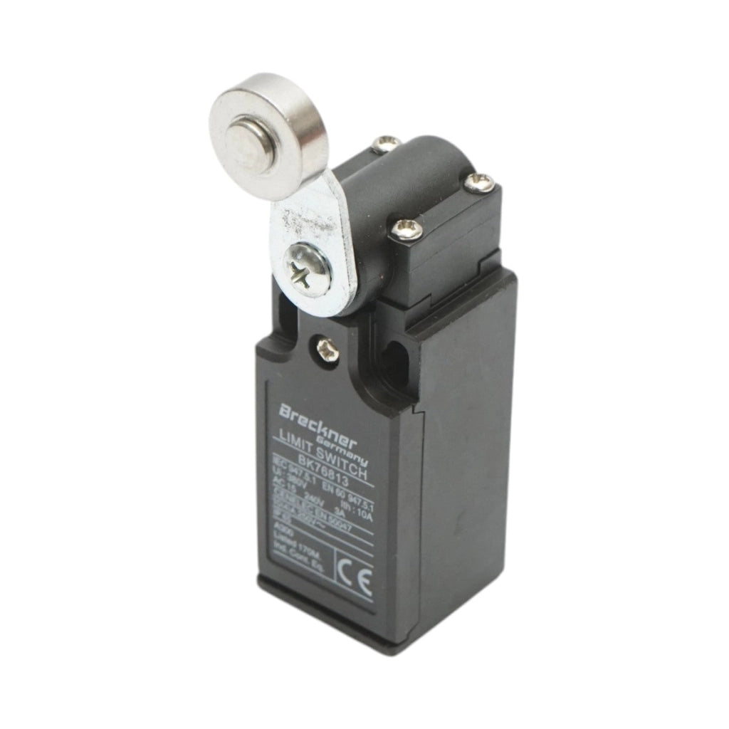 Finecorsa con attuatore a pistone e braccio corto regolabile 250V/380V, 10A IP65